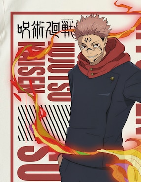 Playera Mascara de Latex Jujutsu Kaisen cuello redondo para hombre