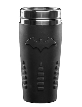 Termo Batman de acero inoxidable con tapa a presión 450 ml
