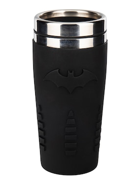 Termo Batman de acero inoxidable con tapa a presión 450 ml