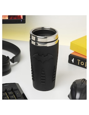 Termo Batman de acero inoxidable con tapa a presión 450 ml