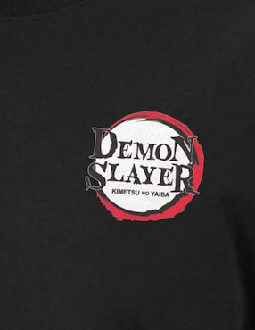 Playera Demon Slayer cuello redondo para hombre