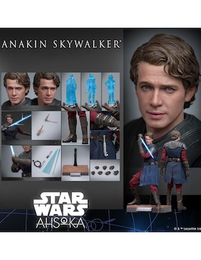 Figura de acción articulada Star Wars: The Clone Wars Star Wars especial Hot Toys con luz