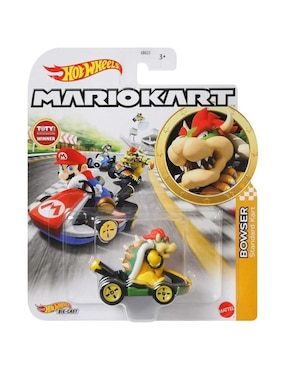 Figura de colección Hot Wheels Bowser Mattel