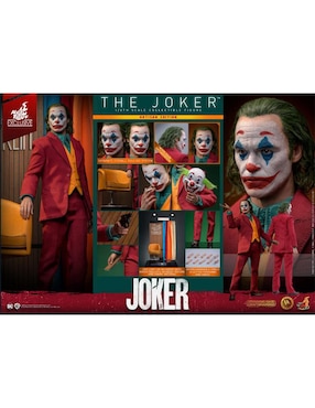 Figura de colección articulada Joker deluxe Hot Toys con luz