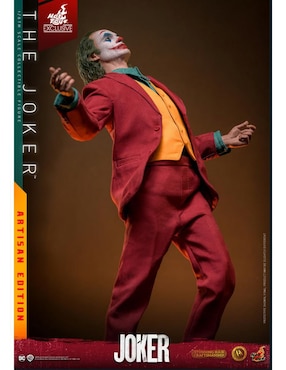Figura de colección articulada Joker deluxe Hot Toys con luz