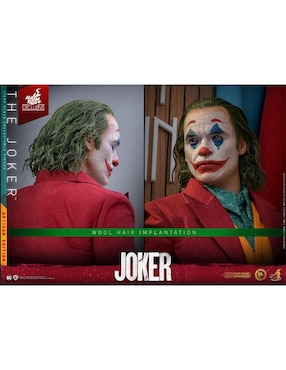 Figura de colección articulada Joker deluxe Hot Toys con luz