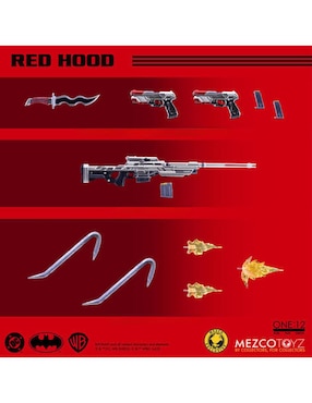 Figura de colección articulada DC Comics Red Hood limitada Mezco