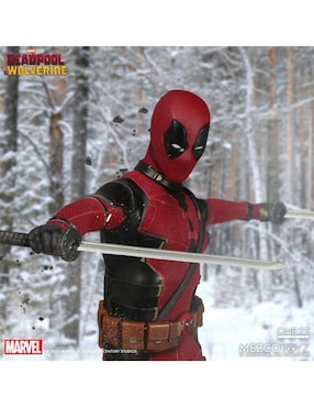 Figura de colección articulada Deadpool & Wolverine Deadpool action Mezco
