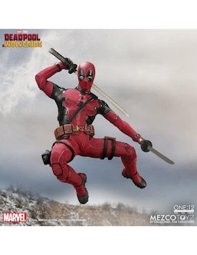 Figura de colección articulada Deadpool & Wolverine Deadpool action Mezco