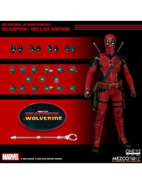 Figura de colección articulada Deadpool & Wolverine Deadpool action Mezco