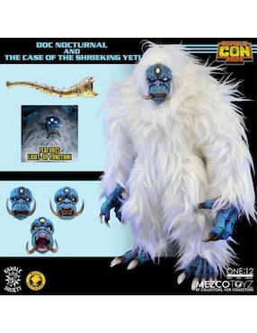 Set figuras acción articulada Doc Nocturnal and the Case of the Shrieking Yeti limitada Mezco