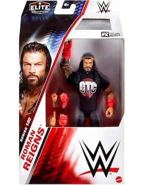 Figura de colección articulada WWE Roman Reigns action Mattel