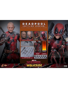 Figura de colección articulada Deadpool & Wolverine Deadpool collectors Hot Toys