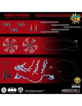 Figura de colección articulada DC Comics Nightwing especial Mezco