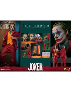 Figura de colección articulada The Joker Deluxe Hot Toys con movimiento