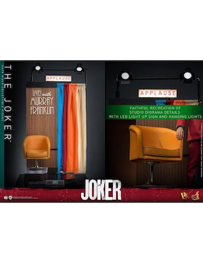 Figura de colección articulada The Joker Deluxe Hot Toys con movimiento