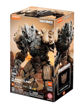 Figura de colección articulada Transformers Megatron Blokees