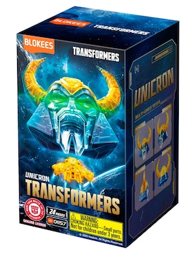 Figura de colección Transformers Unicron Titan Hero Blokees