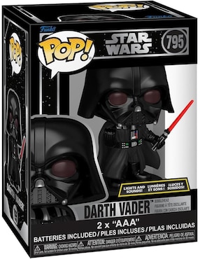 Funko Funko Pop! Star Wars Darth Vader con luz y sonido