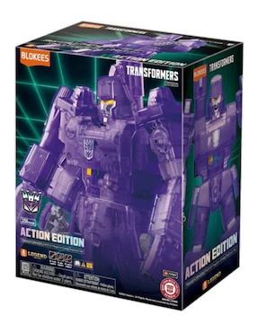 Figura de colección articulada Transformers Megatron edición action Blokees