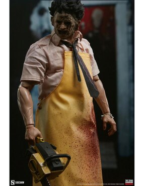 Figura de colección articulada Leatherface whit Pretty Woman Mask limitada Sideshow
