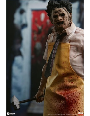 Figura de colección articulada Leatherface whit Pretty Woman Mask limitada Sideshow