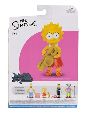Figura de colección articulada Los Simpson Lisa with Snowball II action Jakk