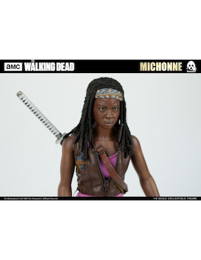 Figura de colección articulada The Walking Dead Michonne collectors Threezero