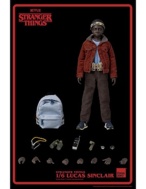 Figura de colección articulada Stranger Things Lucas Sinclair collectors Threezero