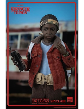 Figura de colección articulada Stranger Things Lucas Sinclair collectors Threezero