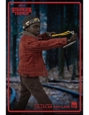 Figura de colección articulada Stranger Things Lucas Sinclair collectors Threezero