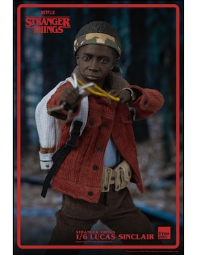 Figura de colección articulada Stranger Things Lucas Sinclair collectors Threezero