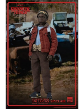 Figura de colección articulada Stranger Things Lucas Sinclair collectors Threezero