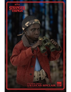 Figura de colección articulada Stranger Things Lucas Sinclair collectors Threezero