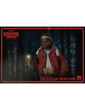 Figura de colección articulada Stranger Things Lucas Sinclair collectors Threezero