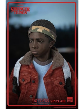 Figura de colección articulada Stranger Things Lucas Sinclair collectors Threezero