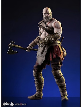 Figura de colección artículada God Of War Kratos Deluxe Mondo
