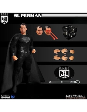 Set Figuras Acción artículada Zack Snyder's Justice League Superman Deluxe Mezco Con Luz