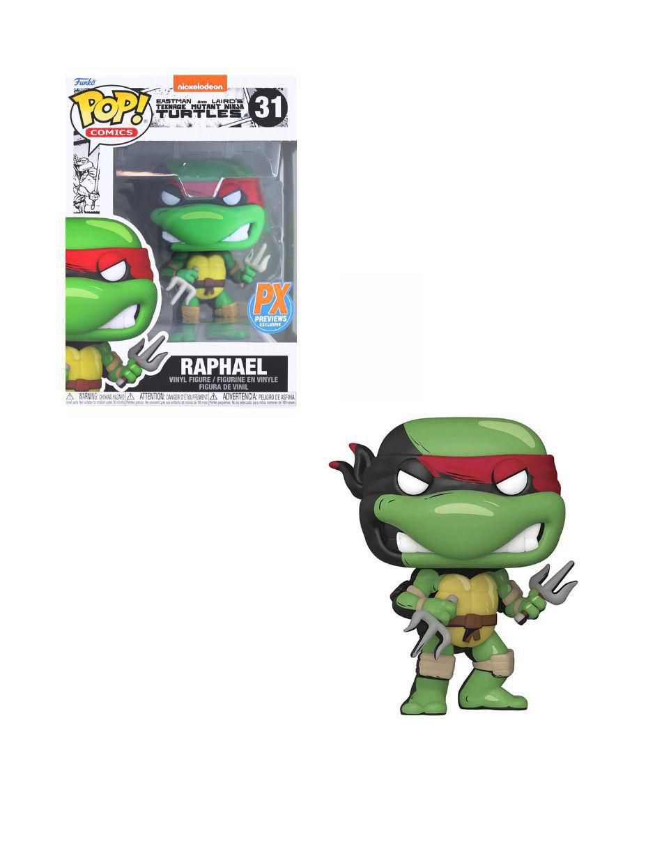 Figura de colección Raphael POP! Teenage Mutant Ninja Turtles 3