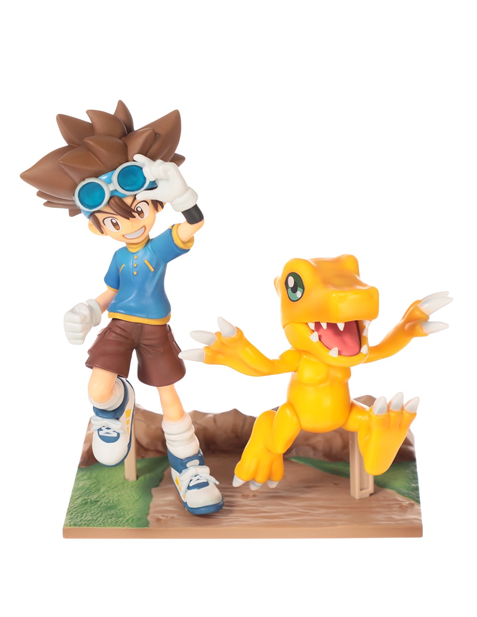 Figura de colección articulada Digimon Taichi & Agumon collectors Figura de colección articulada Digimon Taichi & Agumon collectors