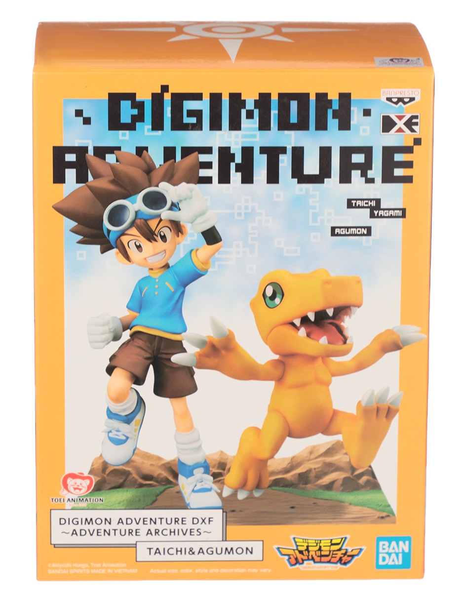 Figura de colección articulada Digimon Taichi & Agumon collectors 4