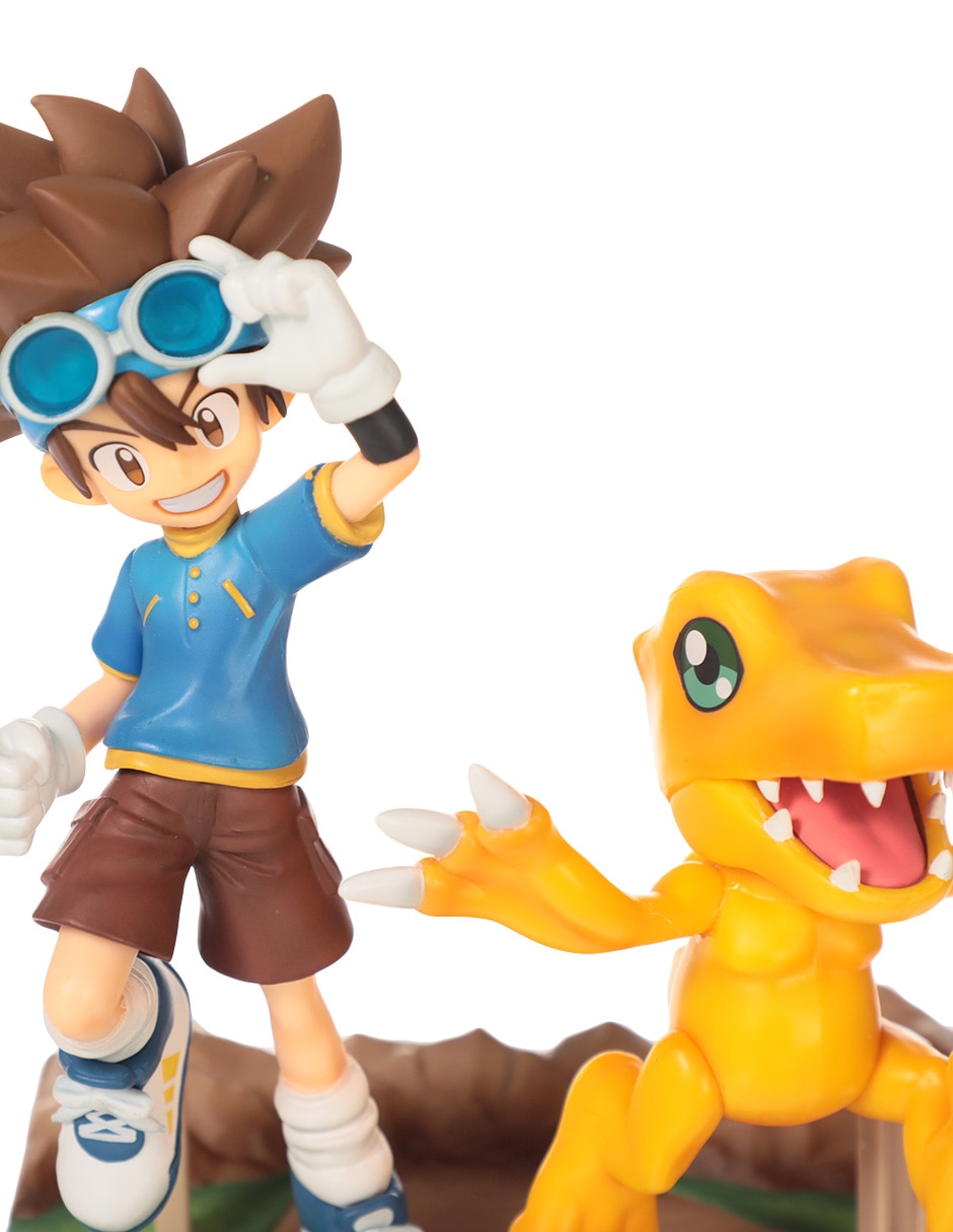 Figura de colección articulada Digimon Taichi & Agumon collectors 5