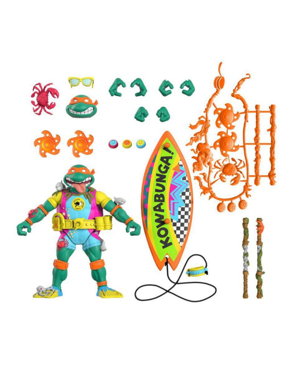 Figura de colección Ninja Turtles Sewer Surfer Mike collectors Figura de colección Ninja Turtles Sewer Surfer Mike collectors
