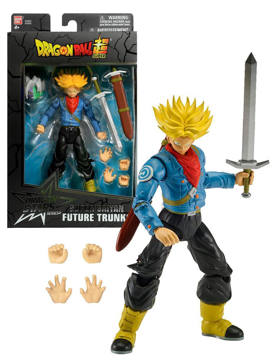 Figura de acción Dragon Ball Trunks collectors con movimiento 3