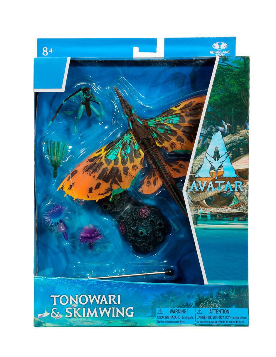 Figura de colección articulada Avatar: Way of Water Tonowari con Skimwing collectors 3