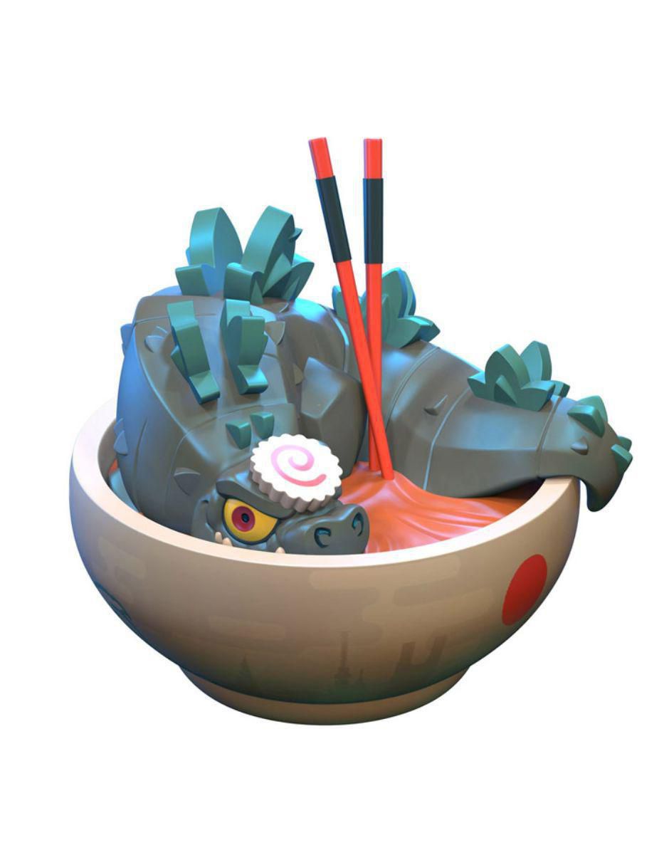 Figura de colección articulada Qrew Art The Soup Dragons limitada Figura de colección articulada Qrew Art The Soup Dragons limitada