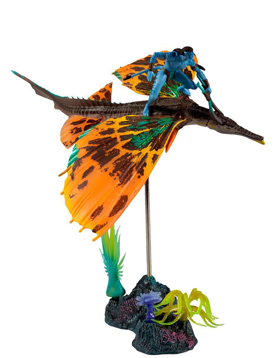 Figura de colección articulada Avatar: Way of Water Jake Sully con Skimwing collectors Figura de colección articulada Avatar: Way of Water Jake Sully con Skimwing collectors
