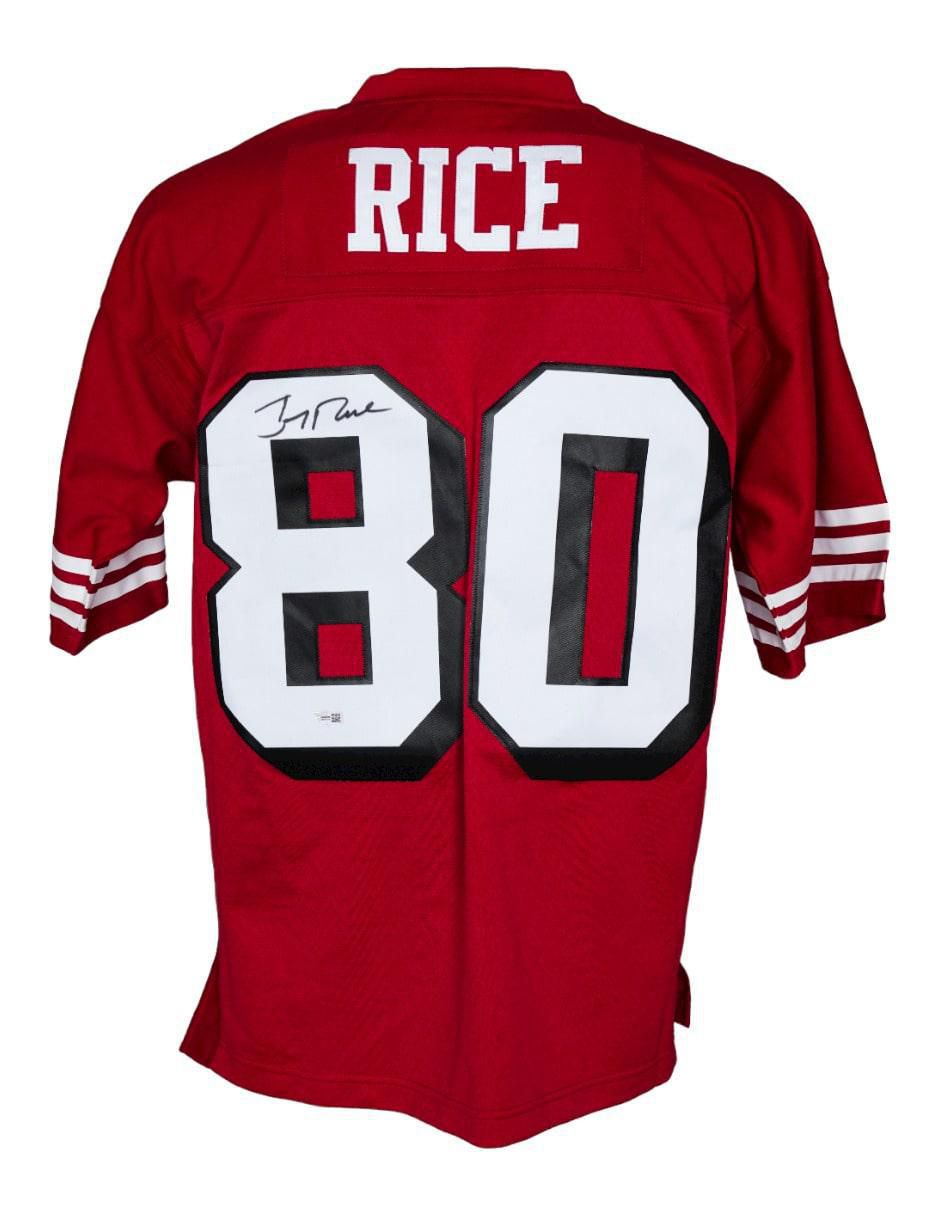 Mitchell & Ness Women's Jerry Rice Scarlet San Francisco 49ers 1990 Legacy Replica Jersey - Scarlet