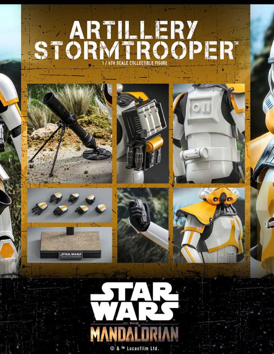 Figura de colección The Mandalorian Artillery Stormtrooper collectors 2