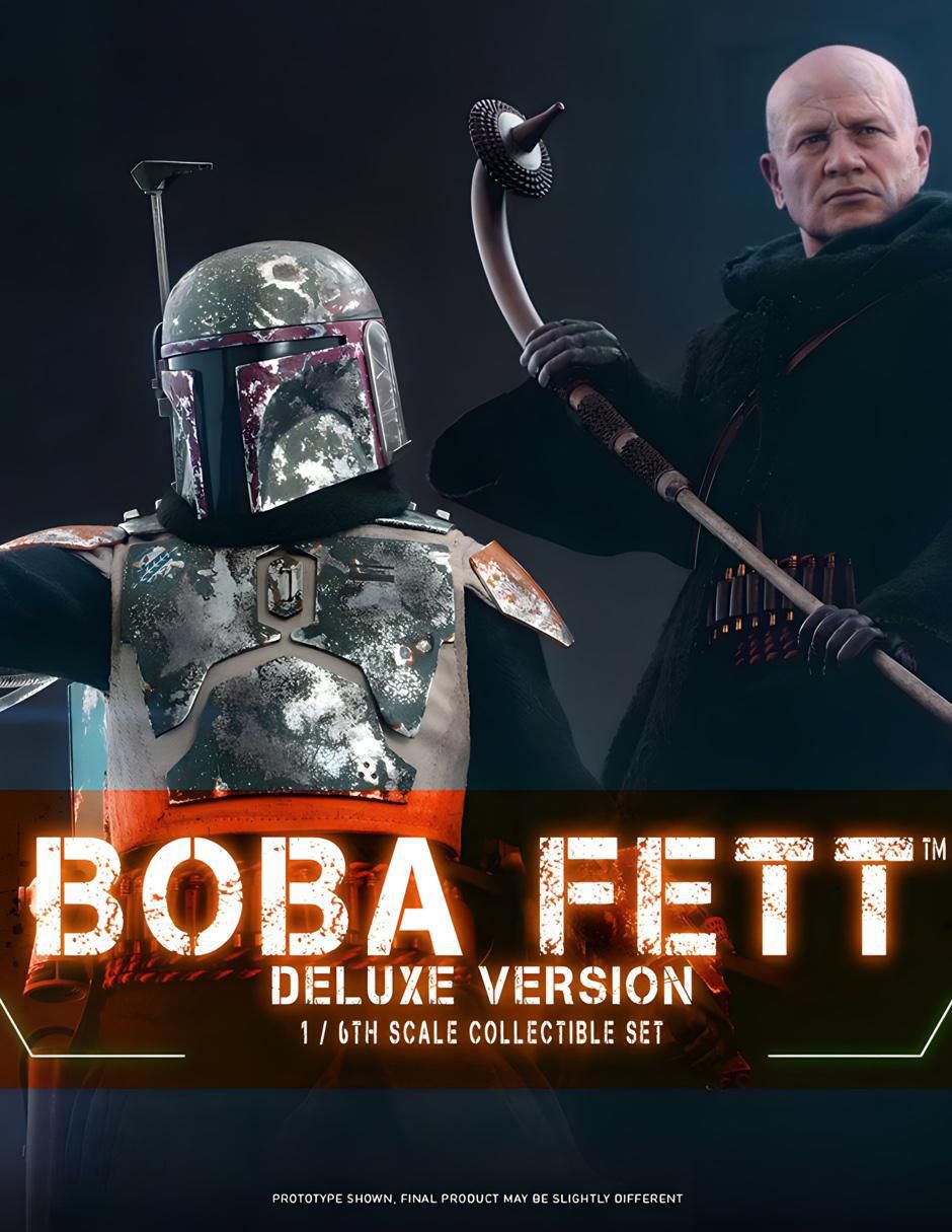 Figura de colección Star Wars The Mandalorian Boba Fett deluxe 2